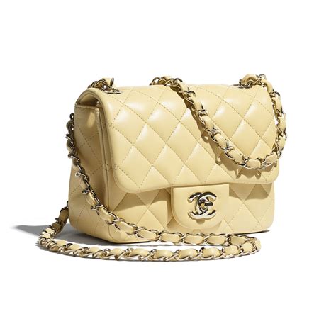 chanel yellow mini flap bag|chanel mini flap bag fashionphile.